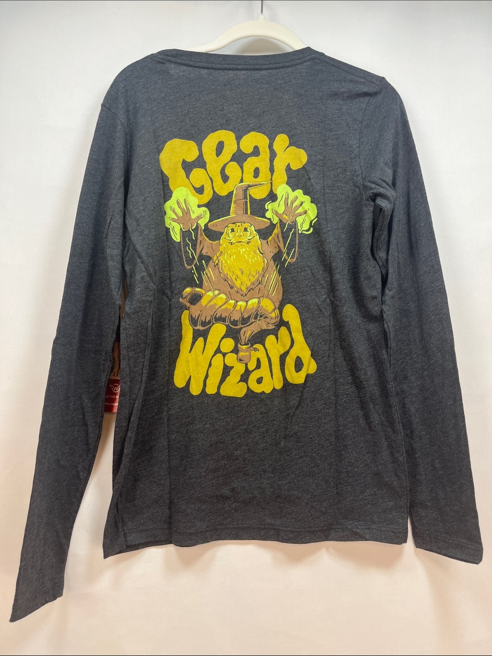Moosejaw Women's Gear Wizard Long Sleeve Pocket Tee NWT Heather Black Size M